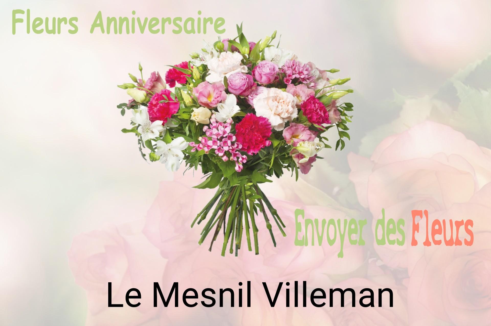 Bouquet de fleurs d’anniversaire livré à Le Mesnil-Villeman